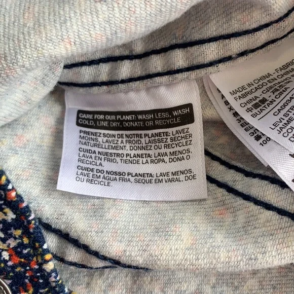 LEVI’S | Speckle print button up vest - Picture 8 of 9